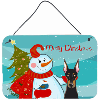 Impression sur plaque bonhomme de neige