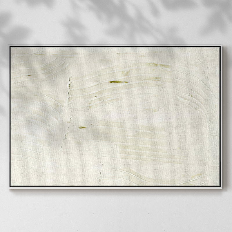 Roll Crossing II, reproduction d'art sur toile, H 27 po x l 41 po x P 2 po, Blanc
