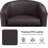 Seldon 28'' H Vegan Leather Barrel Chair-259411567