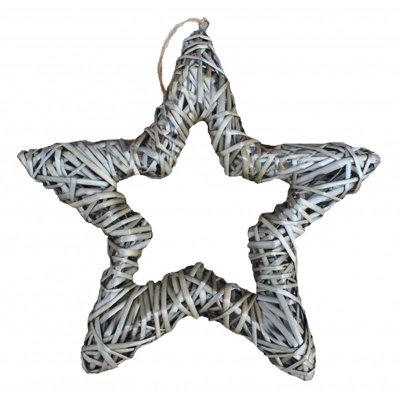 4.5cm Wood Astrology & Stars Tree Topper