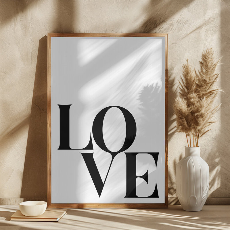 Love, 50.8 cm H x 76.2 cm W