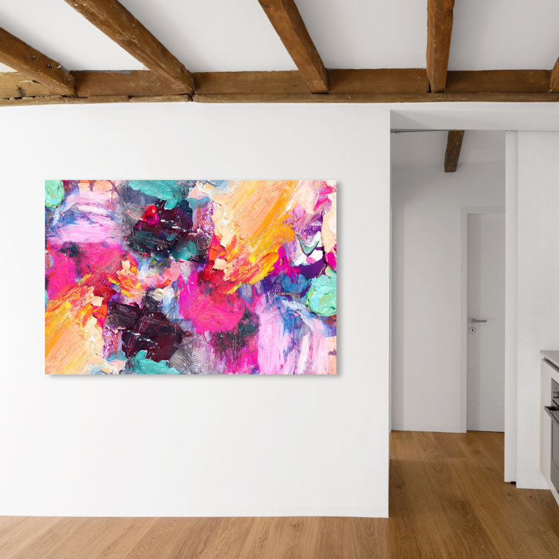 Fleurimon " Phoenix Rising ", 30" H x 45" W x 1.5" D
