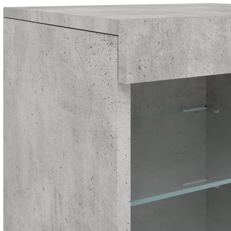 Bashkim 162cm Sideboard, Concrete Grey