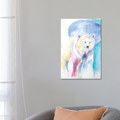 Bear's Wander by Kerri McCabe - Wrapped Canvas Print