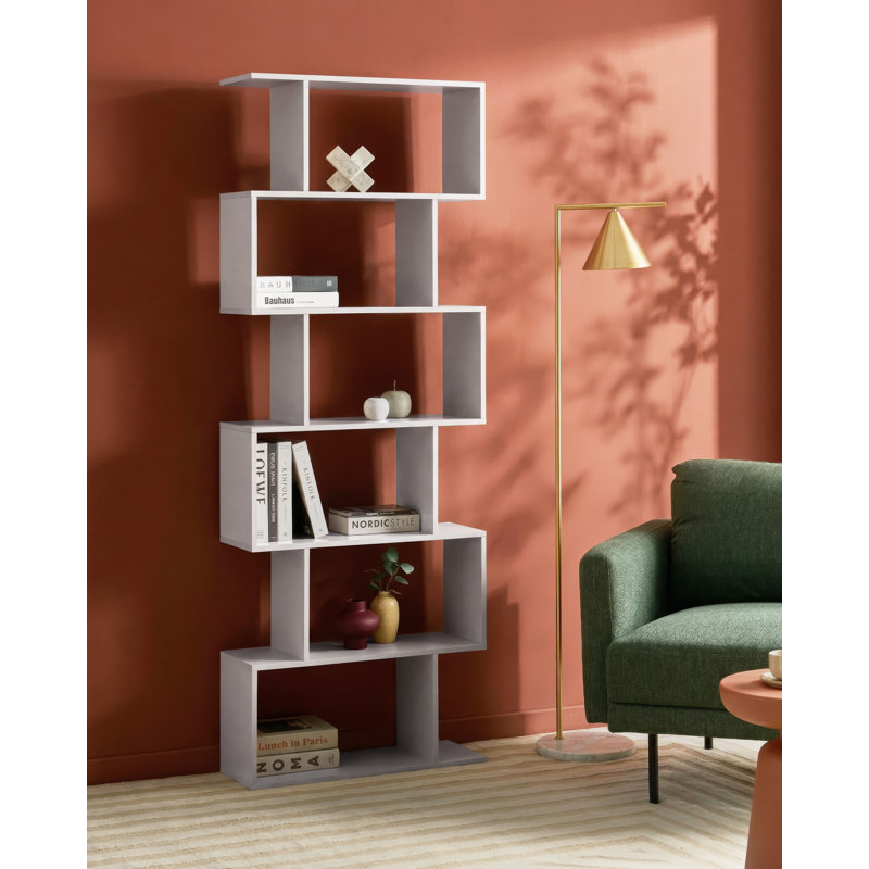 190cm H x 70cm W Geometric Bookcase