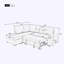 Canapé modulaire 3 pièces Timitra-62100629