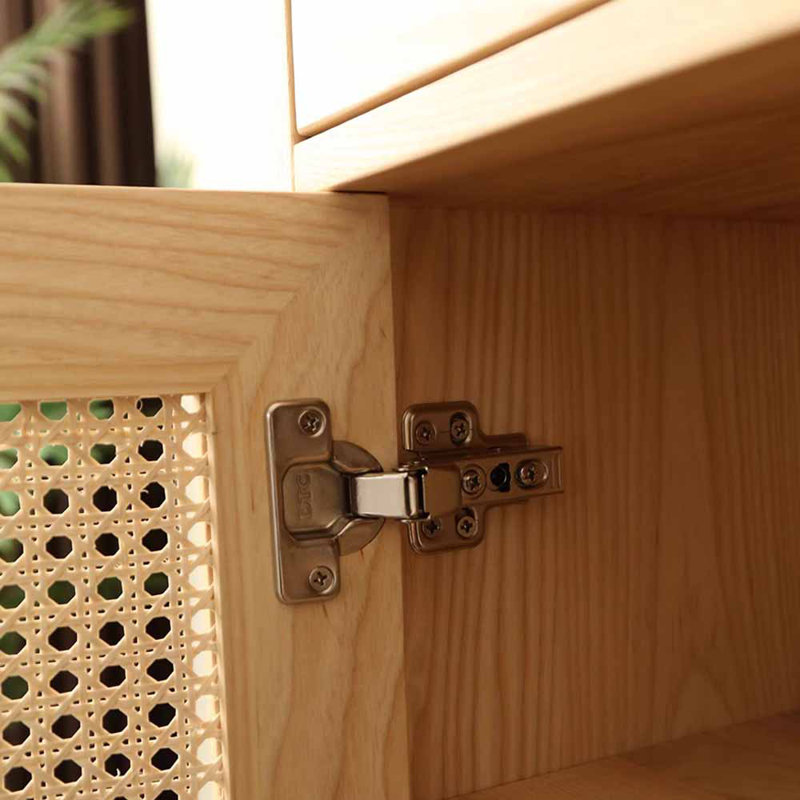 Japanese-style household shoe storage cabinet, 46.06" H x 43.31" W x 13.78" D