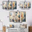 «White Mums In Blue Dream», ensemble de 4 impressions sur toile de mamans-2126811567-2126811554