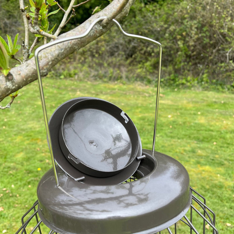 Elof Metal Hanging Tube Bird Feeder