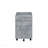 Faux Concrete & Silver File Cabinet For Industrial Office Storage-132089452