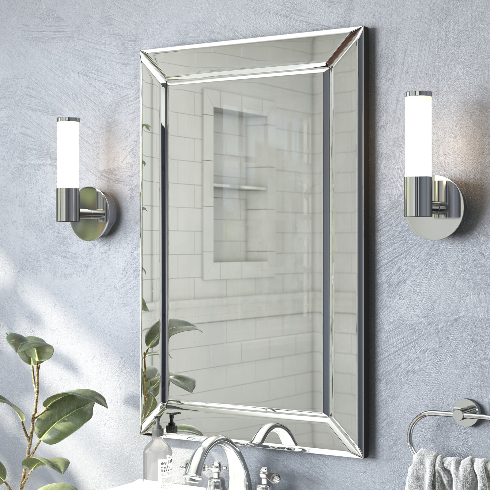 Catima Accent Mirror, 34" x 22", Set of 1