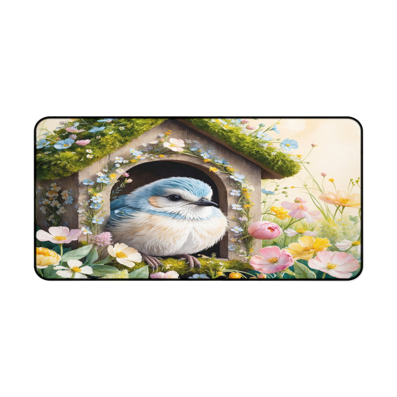 Polyester Desk Pad, 14.4x12.1