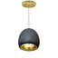 Luminaire suspendu en dome à 1 lumière-82352586-82352587-82352585
