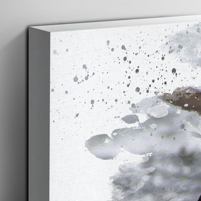 Atlantic Puffin Birds - Wall Art, 35cm H x 50cm W, Wrapped Canvas
