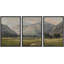 Mountain " Misty Mountain Valley Soft Landscape Illustration Modern Ultra " 3 - Pieces-98697870-98697873