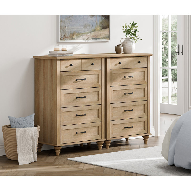 Cameryn Kids 10 - Drawer Dresser, Oak