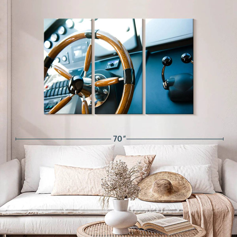Mehar Luxury Yacht Helm, 32" H x 50" W