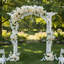 Arches de mariage, décorations florales de centre de table de fleurs artificielles de 19,7 pouces pour décor de fête de mariage-991561162