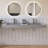 MEDUNJESS 59'' Wall Mounted Bathroom Sink Solid Surface Double sink-98387776-110982233