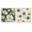 Laurine - Ensemble de 2 collages carrés botaniques abstraits-101849173-101849176