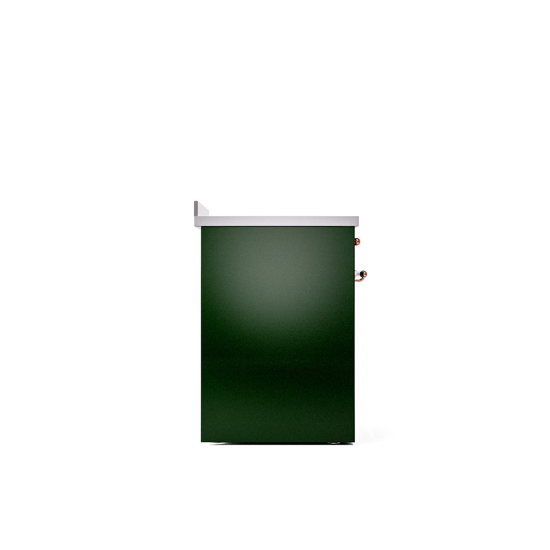 ILVE Nostalgie II 30 in Induction Range, Emerald Green/Copper
