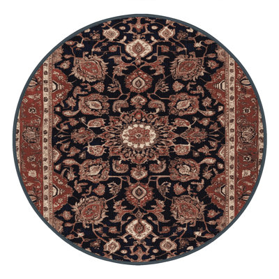 Machine Washable Persian Brown Area Rug