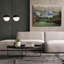 Campagne hameau - peinture sur toile tendue-643661623
