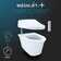 Dual-Flush Elongated Wall Mounted Toilet (Seat Included)