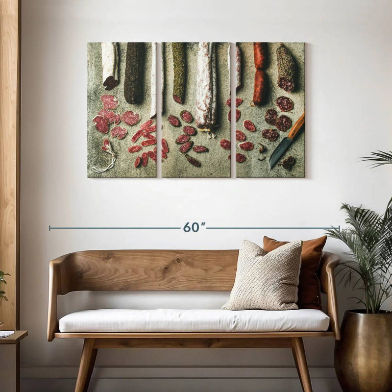 Yarlin Meat, 28" H x 45" W