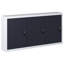 Armoire de rangement en métal H 23,6 po x l 47,2 po x P 7,5 po Calanque