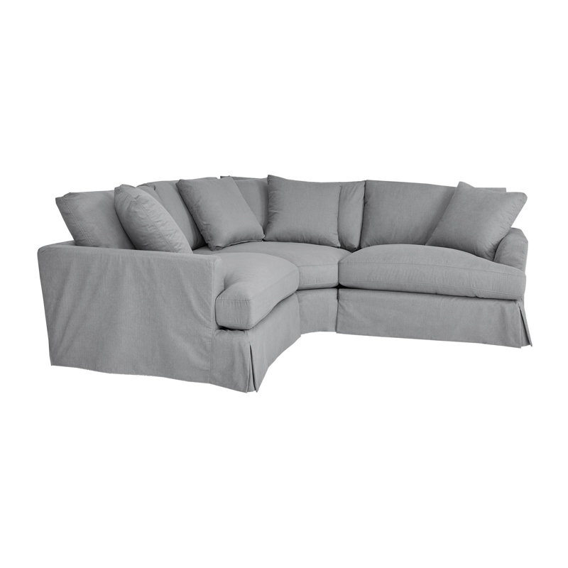 Canapé modulaire rembourré 3 pièces Kanta, Gris