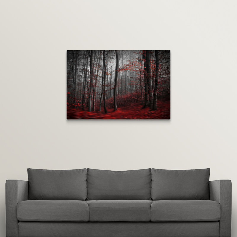 Impression « Bloody River », H 32 po x l 48 po x P 1,5 po, Toile