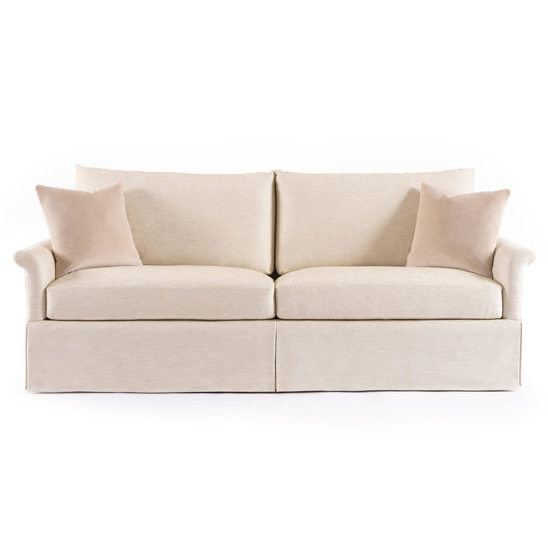 Martine Skirted Pillowback Sofa