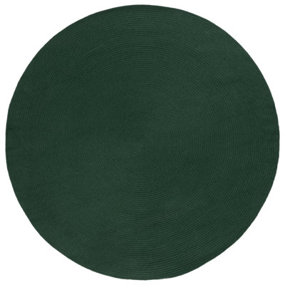 Braided Hand Woven Performance Solid Color Rug