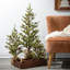 Stacy Faux Pine Tree in Wicker/Rattan Pot-1443271749