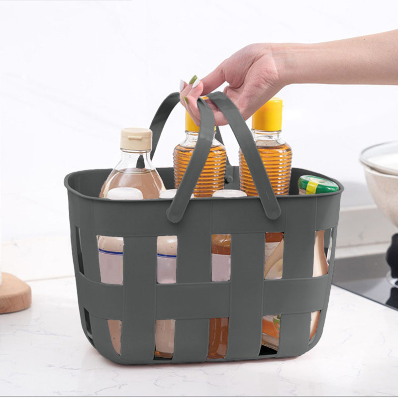 Panier de bain en plastique Panier de rangement Panier de bain, Army Green
