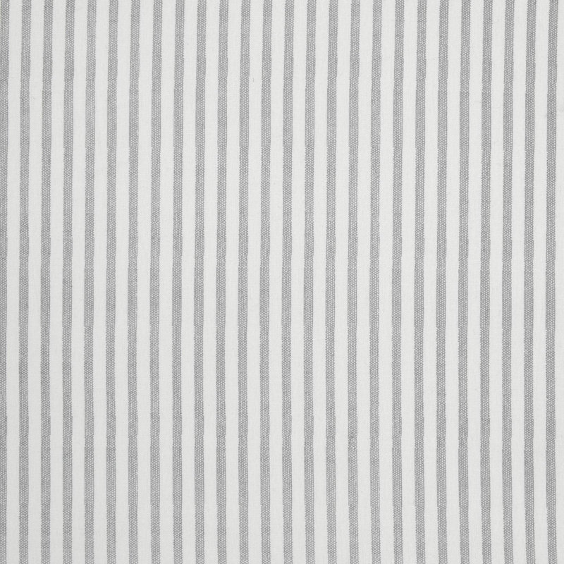 Laura Ashley Ticking Stripe Bed Skirt, Queen, Gray