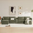 Winfree 6- Piece Upholstered Sectional With Console