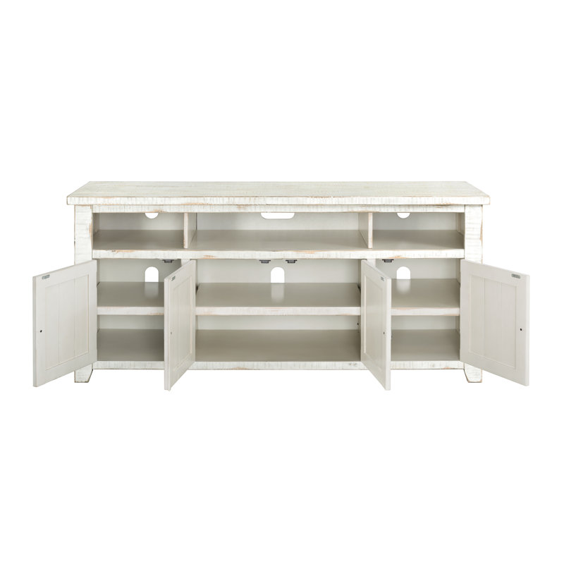 Worden 65" TV Stand with Storage, Antique White
