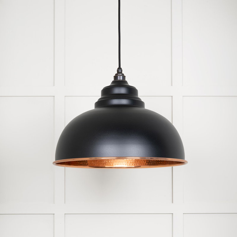 Harborne 1 - Light Dome Pendant, Black, 27" H x 26" W x 26" D