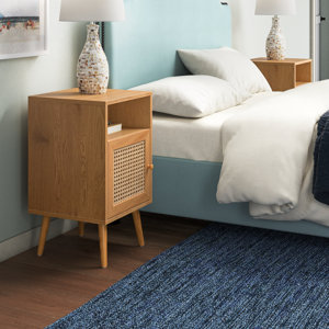 Kunkle Solid + Manufactured Wood Nightstand