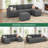 Anureet Latitude Run® U Shaped Sleeper Sofa Pull Out Couch Storage Sectional Sofa-717034773