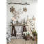 Ensemble de 2, arbre de Noël en PVC 13,5 po sur base en bois avec neige