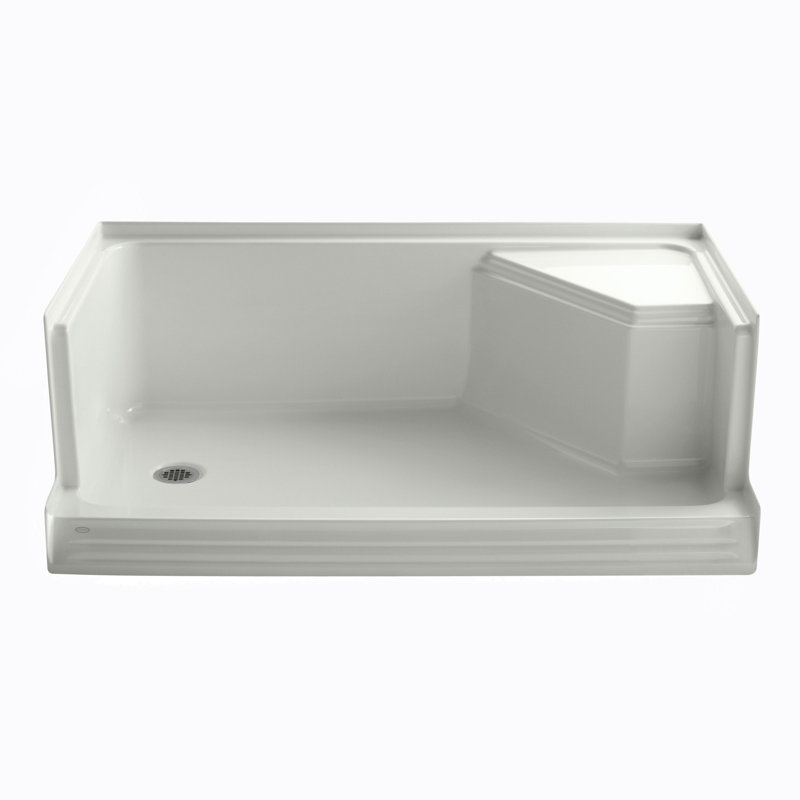 Memoirs® 60" x 36" Single Shower Base, Dune