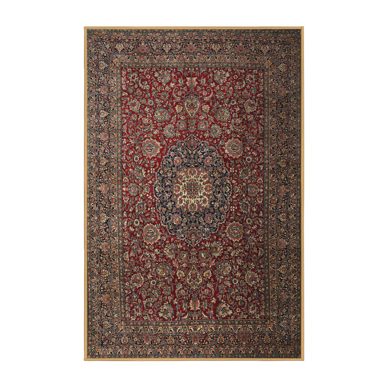 Tapis oriental tissé à la machine Cearlait, Rectangle 3 pi x 5 pi
