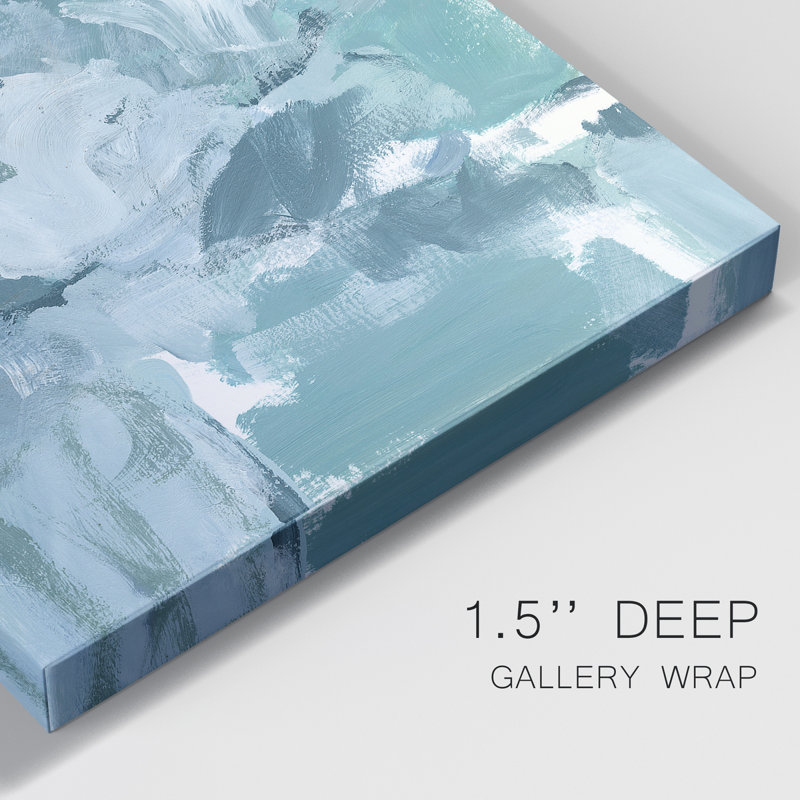 Soft Teal II - imprimé, H 36 po x l 24 po x P 1 po