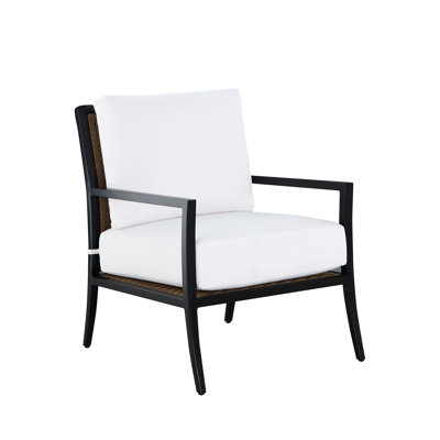 Bermuda Aluminum and Cane Lounge