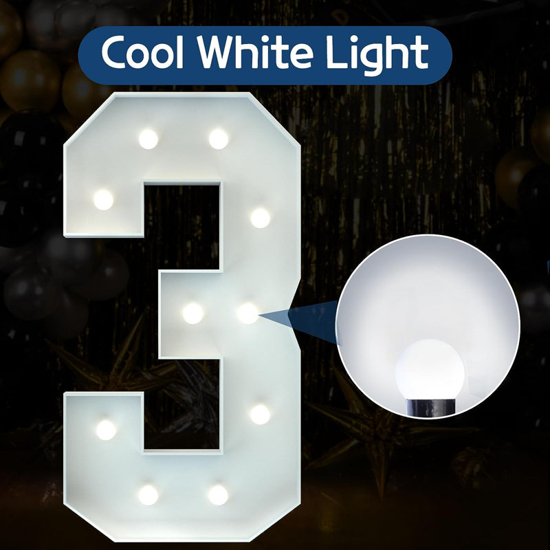 Enseigne lumineuse 43,2 po Bruen