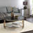 Abisha Sintered Stone Top Round Coffee Table
