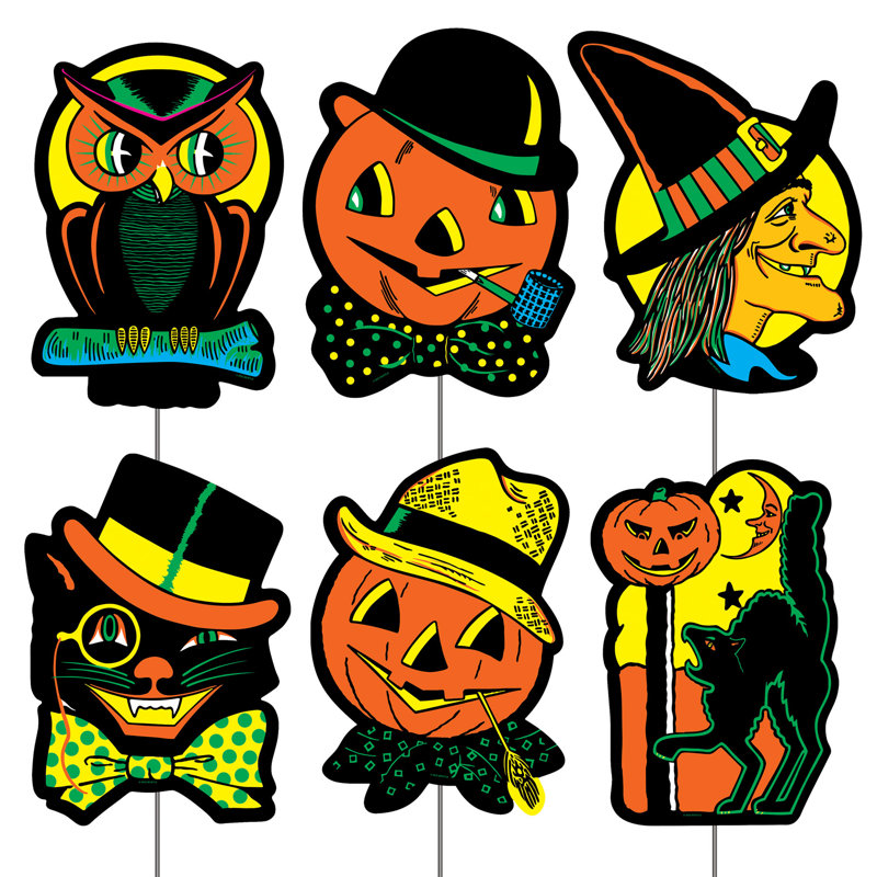 Enseignes en plastique pour cour d'Halloween